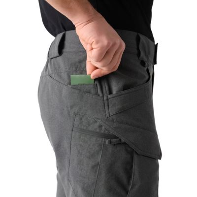 Nohavice krátke OTS® Ultra - AeroTech SHADOW GREY Helikon-Tex® SP-OTU-AT-35 4