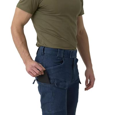 Nohavice UTP® URBAN TACTICAL riflové DENIM STRETCH MODRÉ