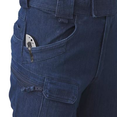 Nohavice UTP® URBAN TACTICAL riflové DENIM STRETCH MODRÉ