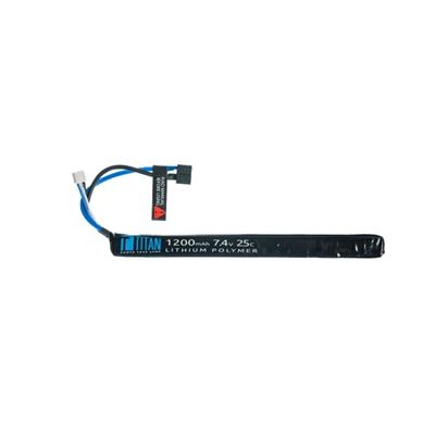 Batéria Li-Pol 7,4V 1200mAh, 25C (T-Dean) - Stick (AK)