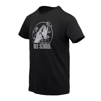 Tričko OLD SCHOOL ČIERNE