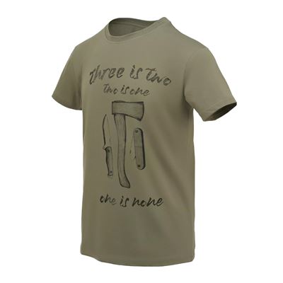 Tričko ONE IS NONE OLIVE GREEN