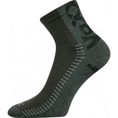 Ponožky REVOLT bavlnené ZELENÉ