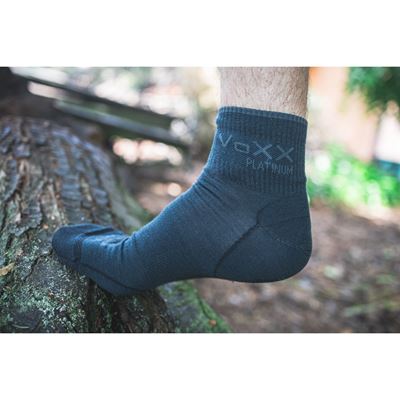 Ponožky merino RADIK s iónmi striebra TMAVO ŠEDÉ VOXX V-1151-DG 3