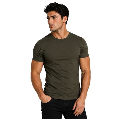 Pánske funkčné tričko MERINOWOOL 01 slim ZELENÉ