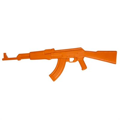 Samopal cvičný AK-47 gumový ORANŽOVÝ