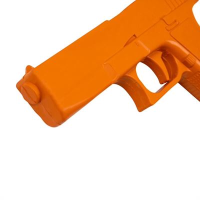 Pištoľ cvičná GLOCK gumová ORANŽOVÁ