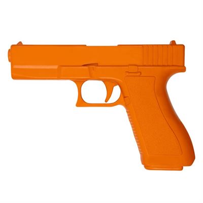 Pištoľ cvičná GLOCK gumová ORANŽOVÁ