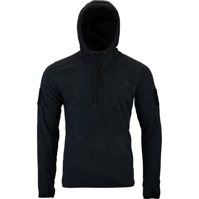 Mikina klokanka s kapucňou FLEECE ČIERNA