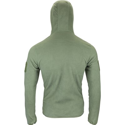 Mikina klokanka s kapucňou FLEECE ZELENÁ