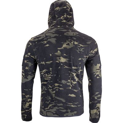 Mikina klokanka s kapucňou FLEECE VCAM BLACK