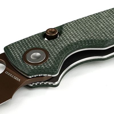 Nôž zatvárací PORCUPINE hladké ostrie ZELENÝ