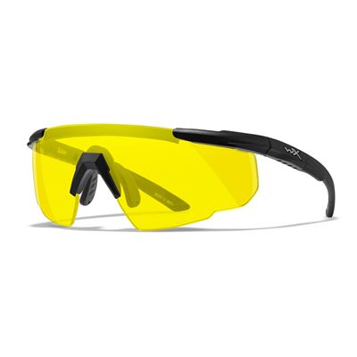 Okuliare strelecké Saber Advanced čierny rám/žlté sklá