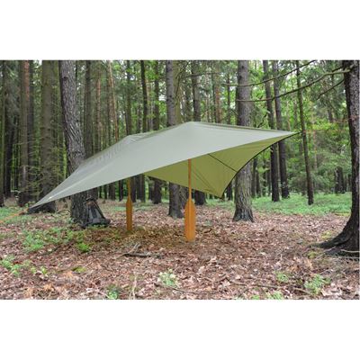 Plachta nylonová ľahká 3x3m SHELTER ZELENÁ