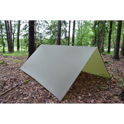 Plachta nylonová ľahká 3x3m SHELTER ZELENÁ