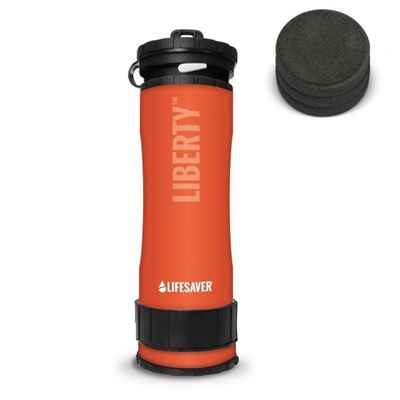 Fľaša filtračná LIFESAVER LIBERTY ORANŽOVÁ