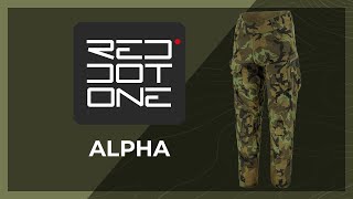 Youtube - Taktické nohavice RED DOT ONE ALPHA - Military Range