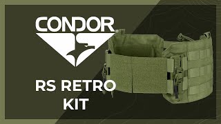 Youtube - Boky k veste CONDOR RS RETRO KIT - Military Range
