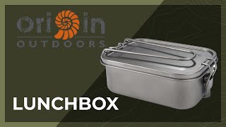 Youtube - Box na jedlo ORIGIN OUTDOORS LUNCHBOX -  Military Range