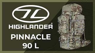 Youtube - Batoh HIGHLANDER PINNACLE 90 - Military Range