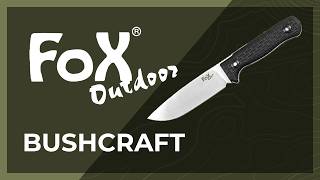Youtube - Nôž FOX OUTDOOR BUSHCRAFT s kydexovým puzdrom - Military Range